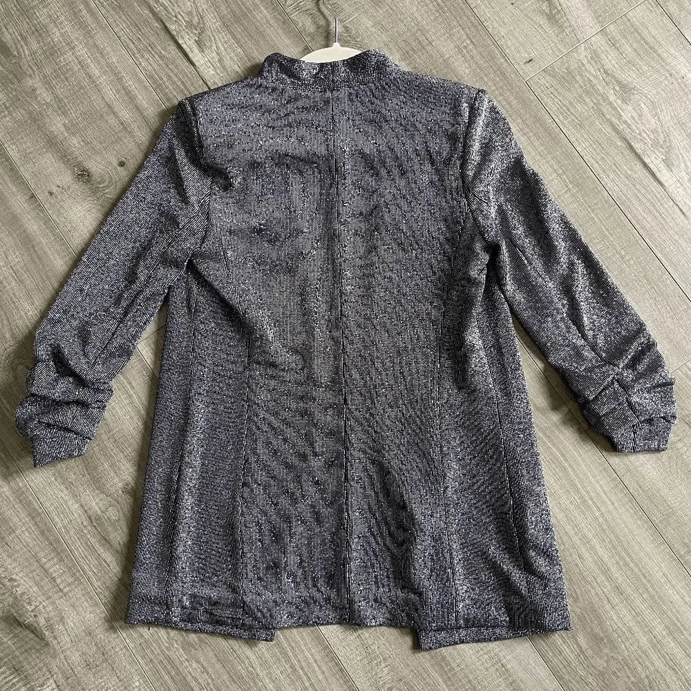 Aritzia Babaton Power Hip Blazer Metallic Size XS - Picture 2 of 8